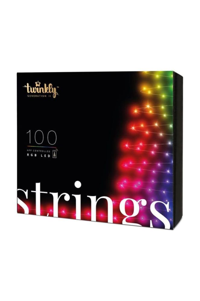 Twinkly розумні ялинкові вогники 100 LED RGB 8mb колір чорний фото 5
