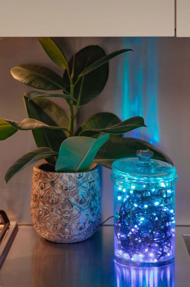 Twinkly розумні ялинкові вогники 100 LED RGB 8mb колір чорний фото 8