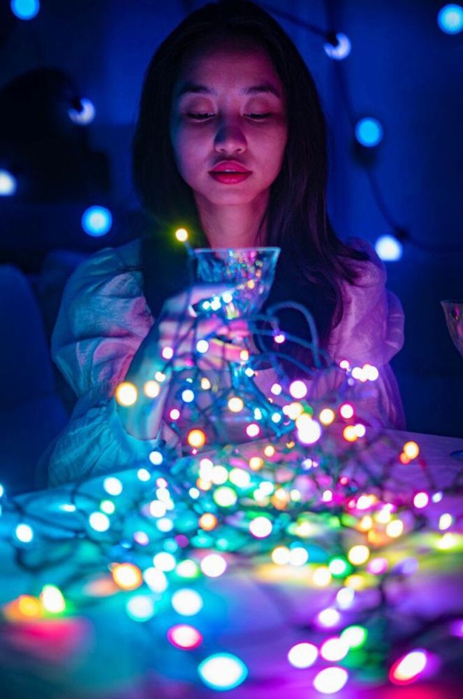 Twinkly розумні ялинкові вогники 250 LED RGB 20mb колір чорний фото 6