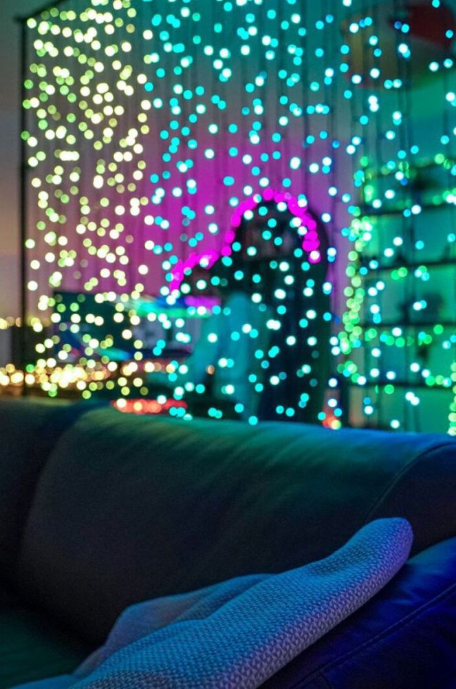 Twinkly розумні ялинкові вогники 250 LED RGB 20mb колір чорний фото 7