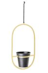 Підвісний вазон Bloomingville колір жовтий