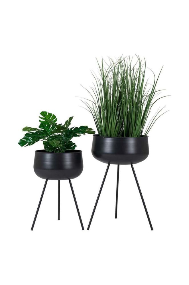 Набір квіткових горщиків зі стелажем House Nordic Ardola 28 x 46 / 34 x 56 cm 2-pack фото 2
