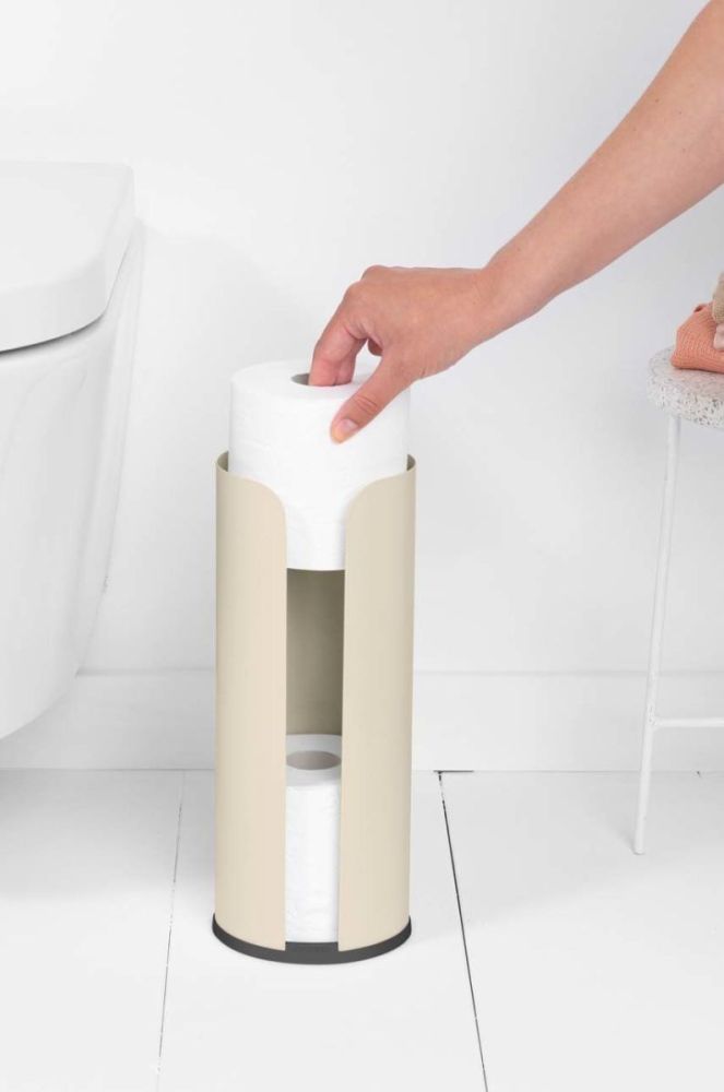 Диспенсер для туалетного паперу Brabantia ReNew колір бежевий фото 2
