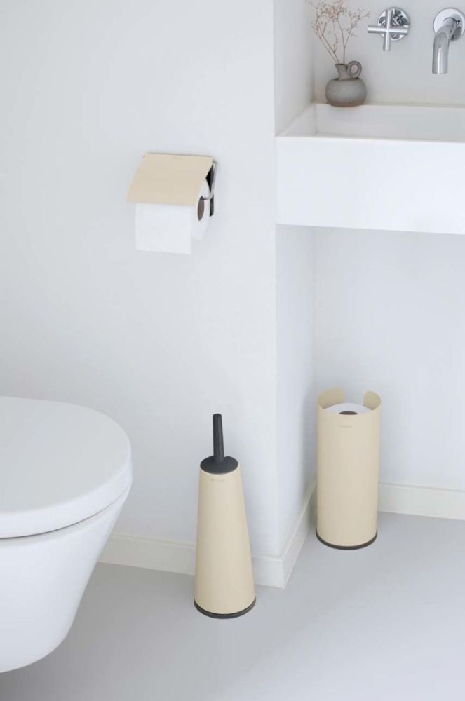 Набір аксесуарів для ванної кімнати Brabantia Renew 3-pack колір бежевий фото 2
