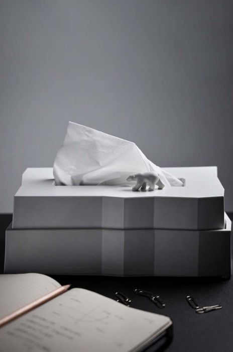 Контейнер для серветок Qualy колір барвистий