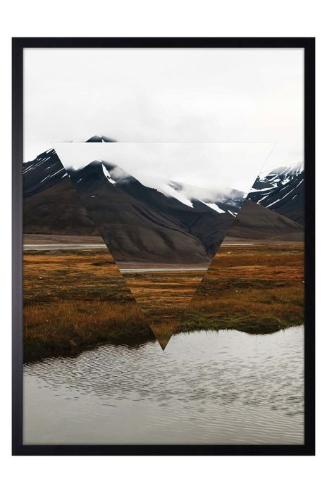 Репродукція на папері в рамці 50x70 см колір барвистий (2918564)