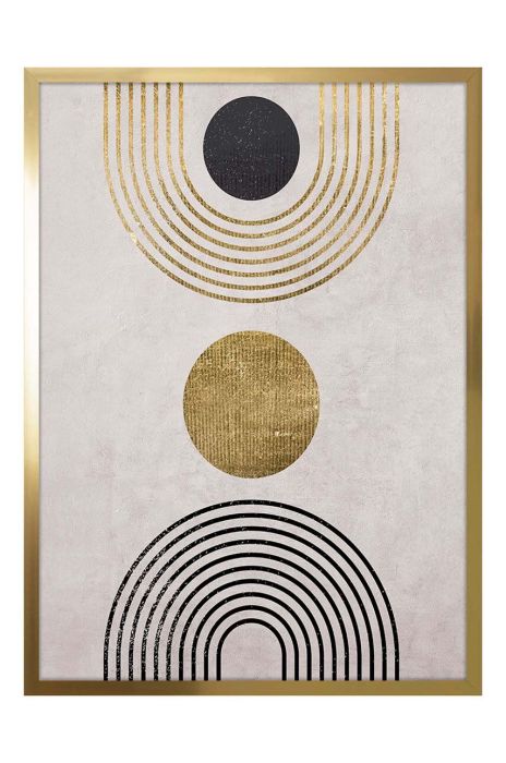 Репродукція на папері в рамці 50x70 см колір барвистий (2918642)