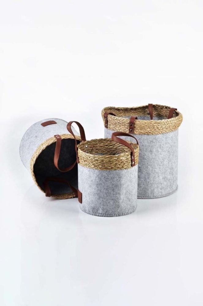 Набір кошиків для зберігання Affek Design 3-pack колір барвистий фото 2