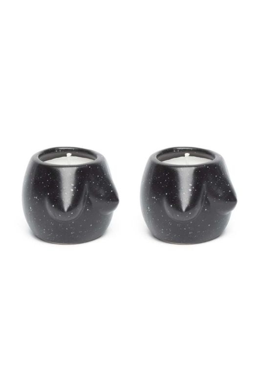 Декоративні свічники Helio Ferretti 2-pack колір чорний (2953320) фото 2