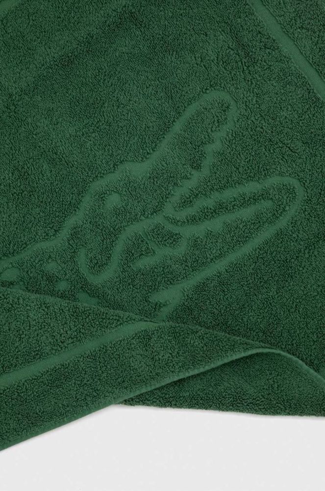 Полотенце на пол Lacoste Vert цвет зеленый фото 2