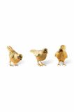 Декорація Pols Potten 3-pack колір жовтий
