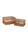 Набір кошиків для зберігання J-Line 2-pack колір барвистий