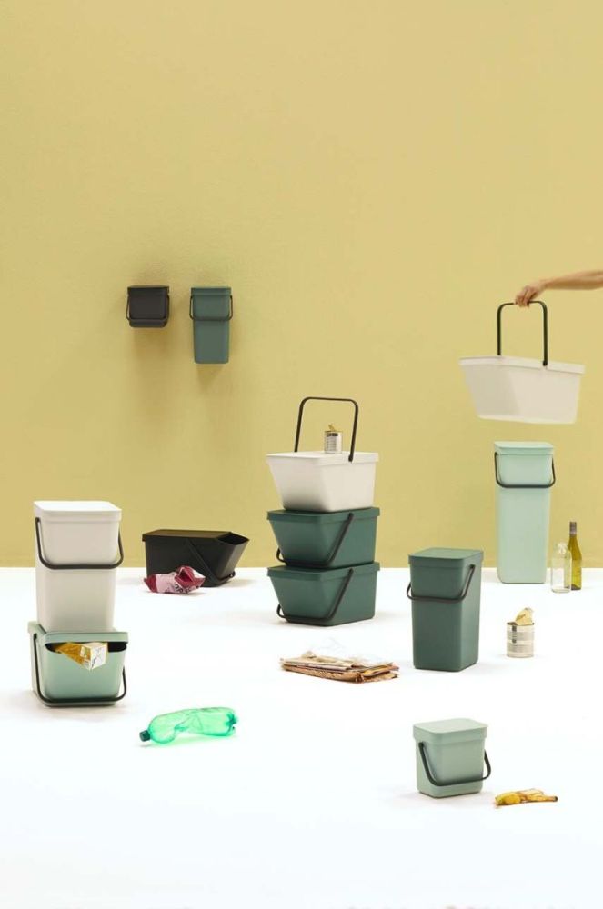 Смітник Brabantia Sort & Go Stackable 20 l колір сірий (2993528) фото 9