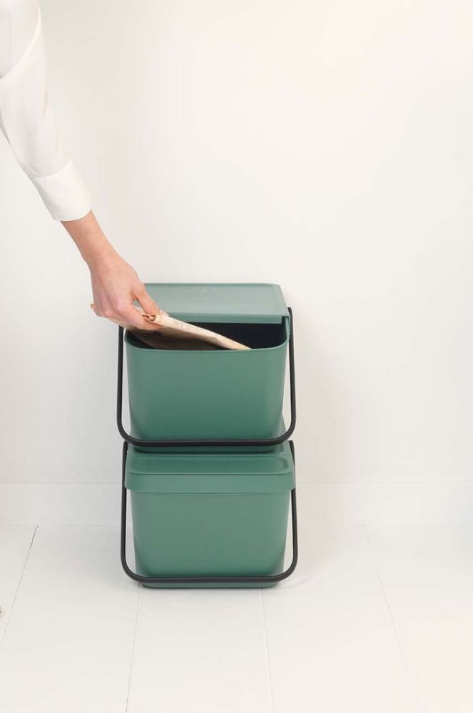 Смітник Brabantia Sort & Go Stackable 20 L колір зелений (2994309) фото 7