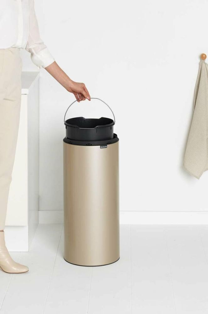 Смітник Brabantia Touch Bin New, 30 L колір жовтий (3002608) фото 8