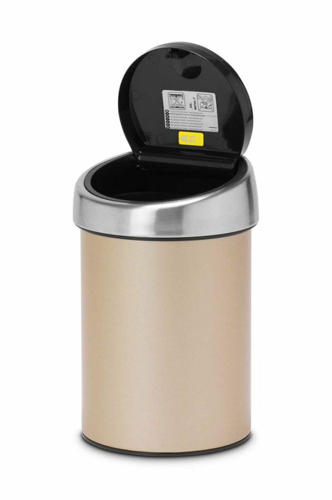 Смітник Brabantia Touch Bin, 3 L колір жовтий фото 5