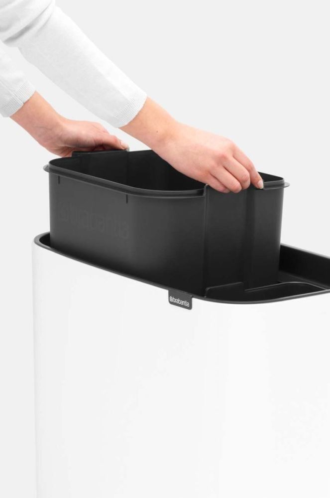 Смітник Brabantia Bo Touch, 11 + 23 L колір білий (2998589) фото 6