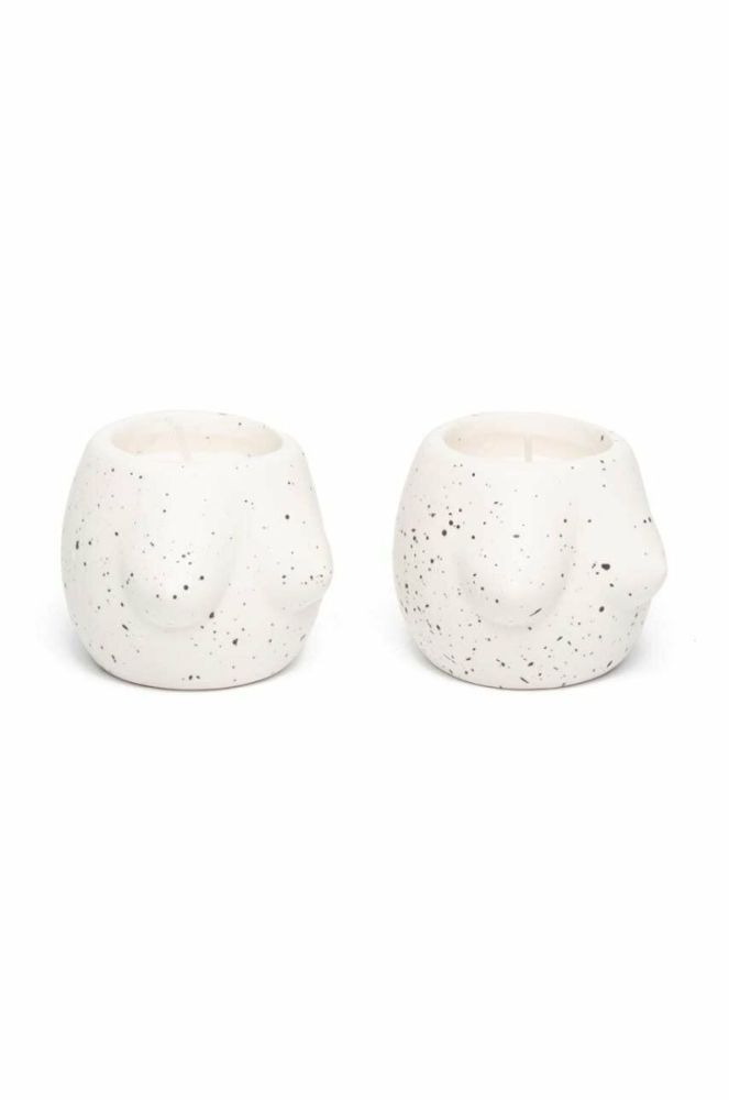 Набір свічників Helio Ferretti 2-pack колір білий фото 2