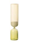 Настільний пісочний годинник J-Line Glass Green колір зелений