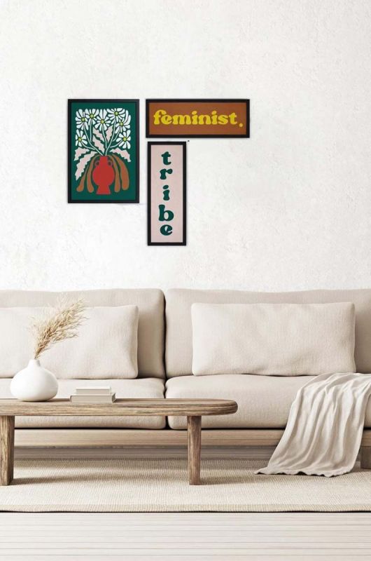 Декорація настінна Really Nice Things 3-pack колір барвистий фото 2