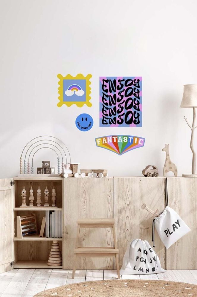 Декорация настенная Little Nice Things 4-pack цвет красочный (3243881) фото 2