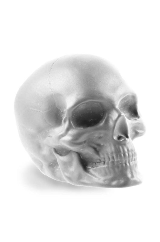 Мебельная ручка Candellana Knob Scull Bald цвет белый