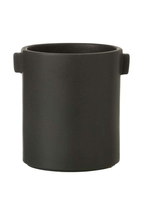 Горщик J-Line колір чорний (3296299) Горщик J-Line колір чорний (3296299)