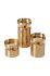 Набір свічників Boltze Meril 3-pack колір жовтий