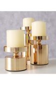 Набір свічників Boltze Meril 3-pack колір жовтий
