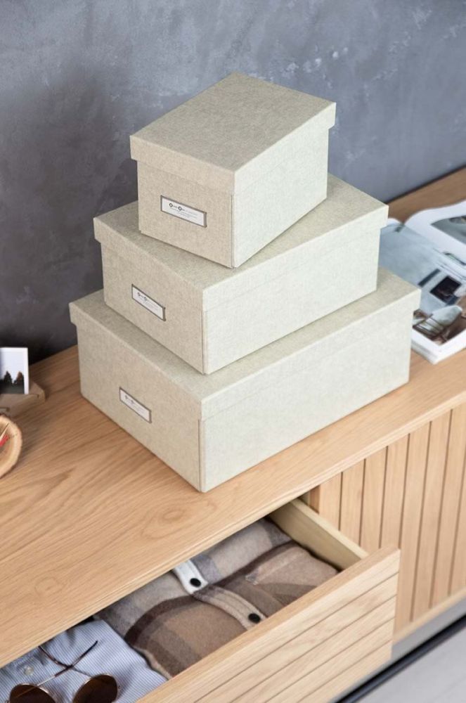 Коробка для зберігання Bigso Box of Sweden колір бежевий (3329540) фото 6