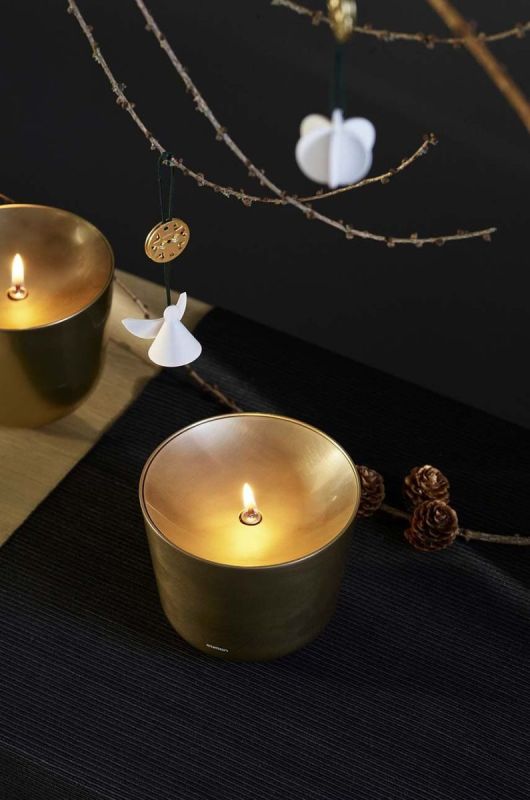 Масляная лампа Stelton Solis Oil цвет желтый фото 2
