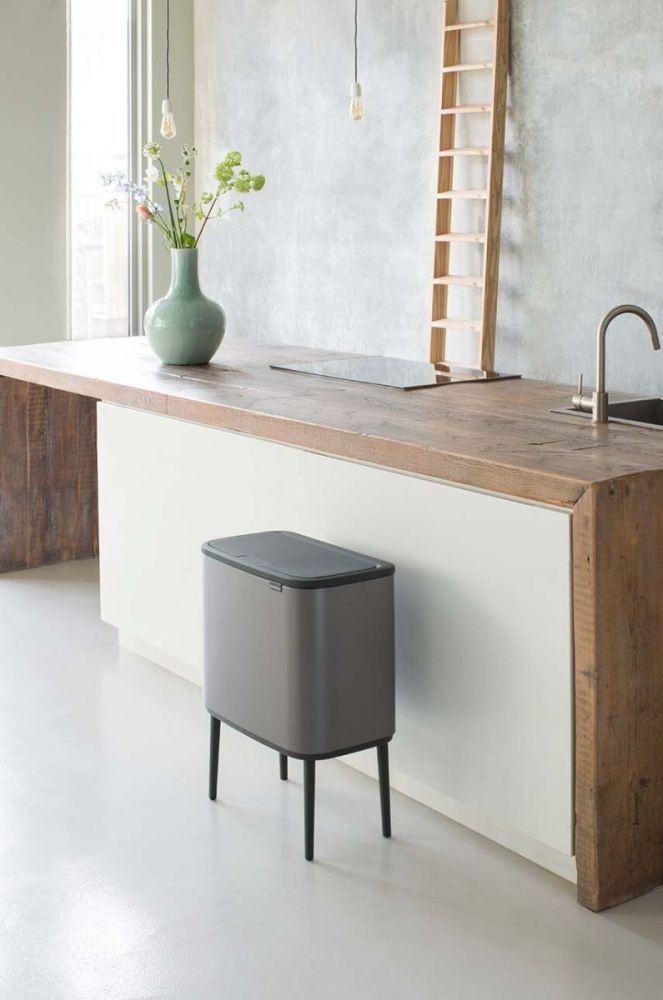Мусорник Brabantia Bo Touch, 36 L цвет серый (3368093) фото 5