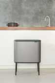 Смітник Brabantia Bo Touch, 36 L колір сірий (3368093)