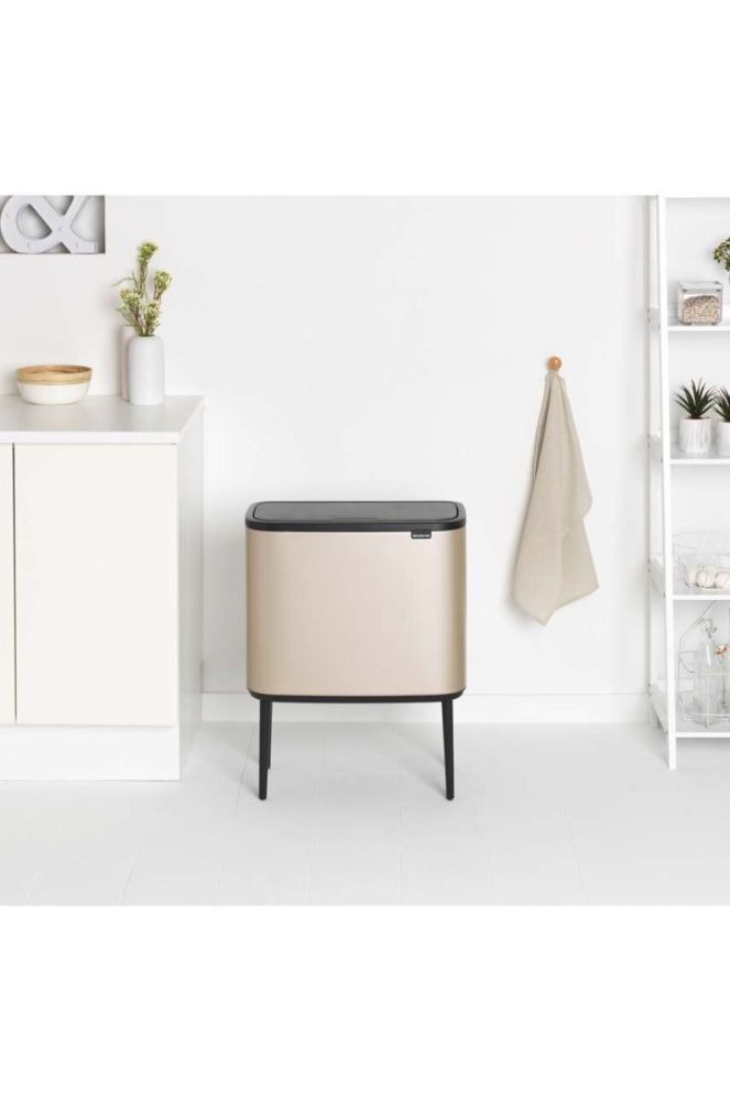 Мусорник Brabantia Bo Touch, 11 + 23 L цвет бежевый (3368776) фото 6