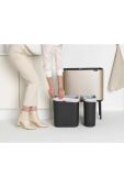 Смітник Brabantia Bo Touch, 11 + 23 L колір бежевий (3368776)