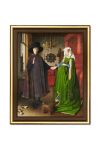 Репродукція Jan van Eyck, Portret ma??onkow Arnolfinich 24 x 29 cm колір барвистий