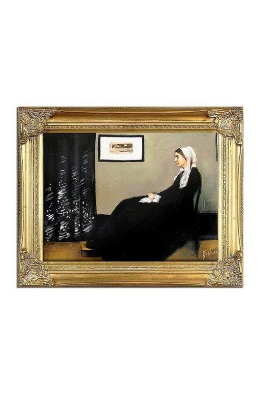 Репродукція, написана маслом, в рамці James McNeill Whistler, Matka Whistlera 40 x 50 cm колір барвистий