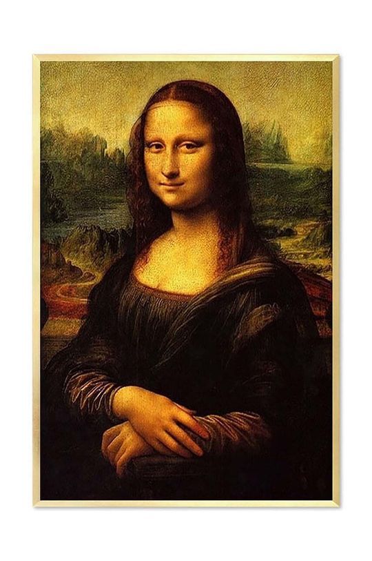 Репродукція Leonadro Da Vinci, Mona Lisa, 63 x 93 cm колір барвистий