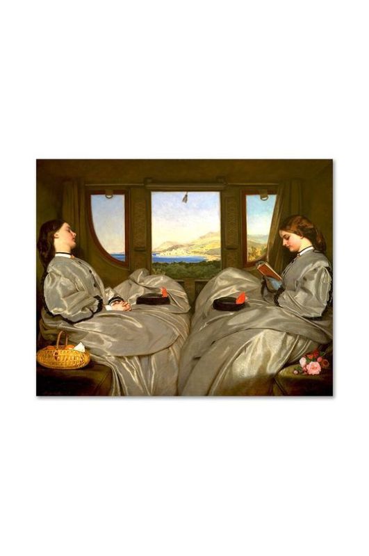 Репродукція Augustus Leopold Egg, The Travelling Companions 50 x 40 cm колір барвистий