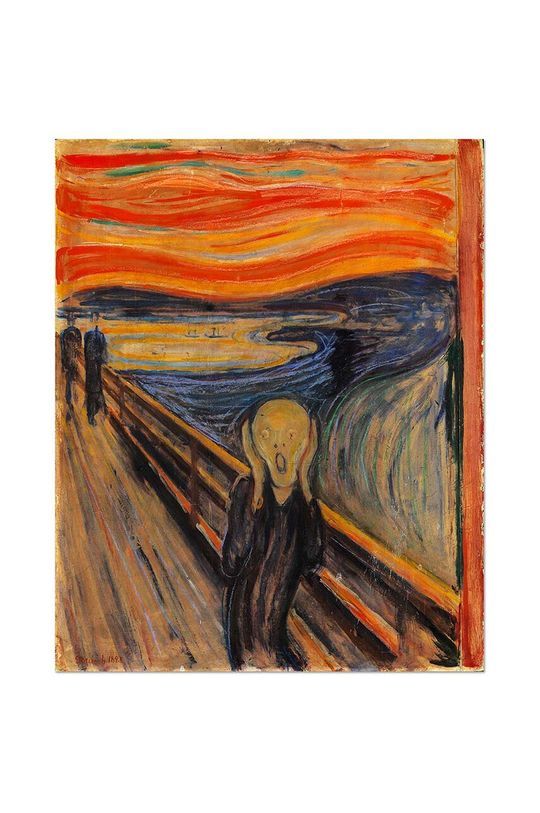 Репродукція Edvard Munch, Krzyk 40 x 50 cm колір барвистий