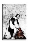 Репродукція Banksy, Cleaner, 60 x 90 cm колір барвистий