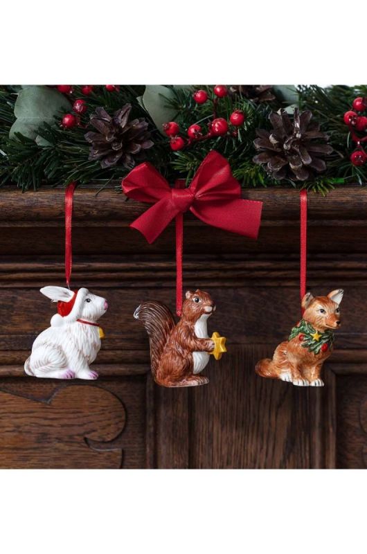 Набір ялинкових прикрас Villeroy & Boch Nostalgic Ornaments 3-pack колір барвистий (3570052) фото 2