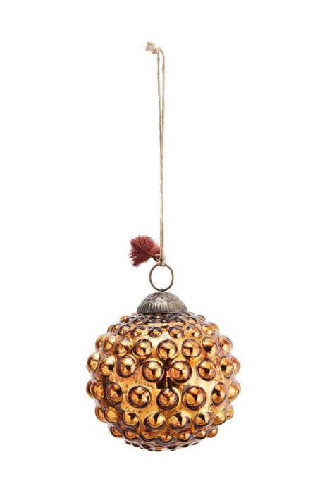 Куля на ялинку Madam Stoltz колір помаранчевий (3617065)
