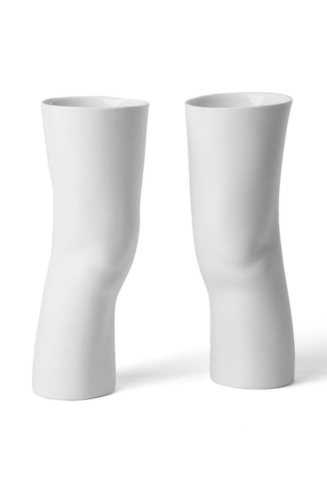 Декоративна ваза Seletti 2-pack колір білий