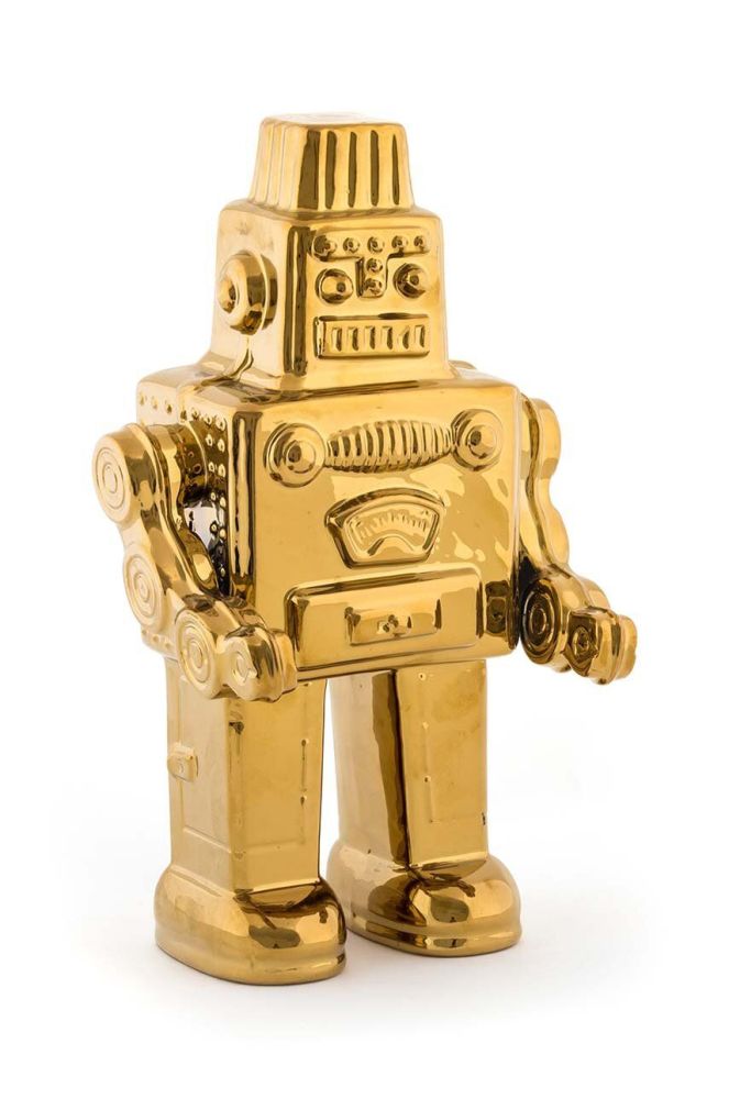 Декорація Seletti Memorabilia Gold My Robot колір жовтий