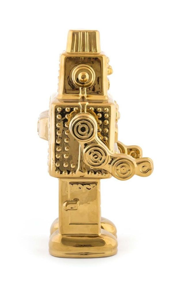 Декорація Seletti Memorabilia Gold My Robot колір жовтий фото 3