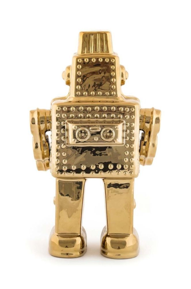 Декорація Seletti Memorabilia Gold My Robot колір жовтий фото 4