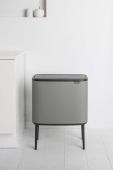 Смітник Brabantia Bo Touch 36 L колір сірий (3623636)
