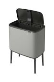 Смітник Brabantia Bo Touch 36 L колір сірий (3623636)