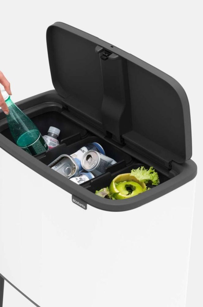 Смітник Brabantia Bo Touch Hi 3 x 11 L колір білий (3623810) фото 7